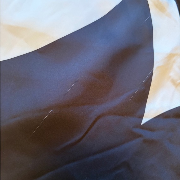 Anthropologie Bardot Citron Halter Cocktail Midi Dress in Black/lvory-Size 12 - Picture 16 of 16